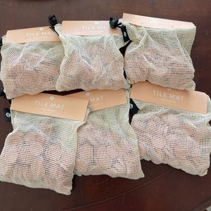 NWT Set of 6 Letterfolk Cherry Blossom Tiles Sets - 75 silicon tiles per bag